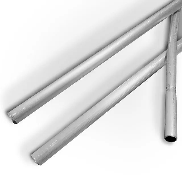 Haste de alumínio para wind banner: 2 partes reta 5/8" 1 parte curva 1/2" - Foto 2