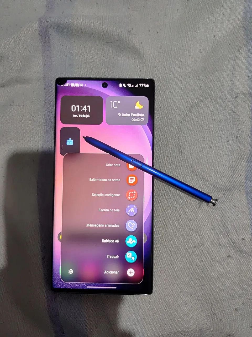 Galaxy Note 10 Plus Com Detalhe  - Foto 3
