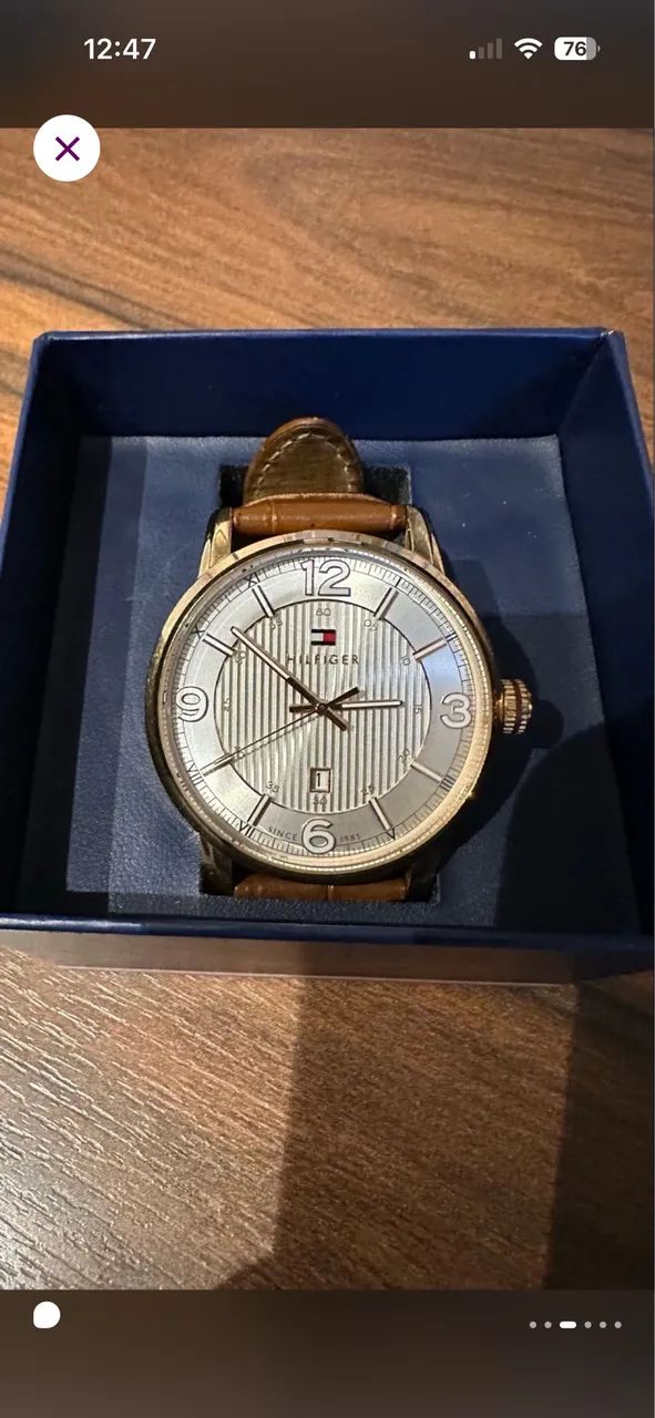 Relógio Masculino Tommy Hilfiger Original - Pulseira de Couro