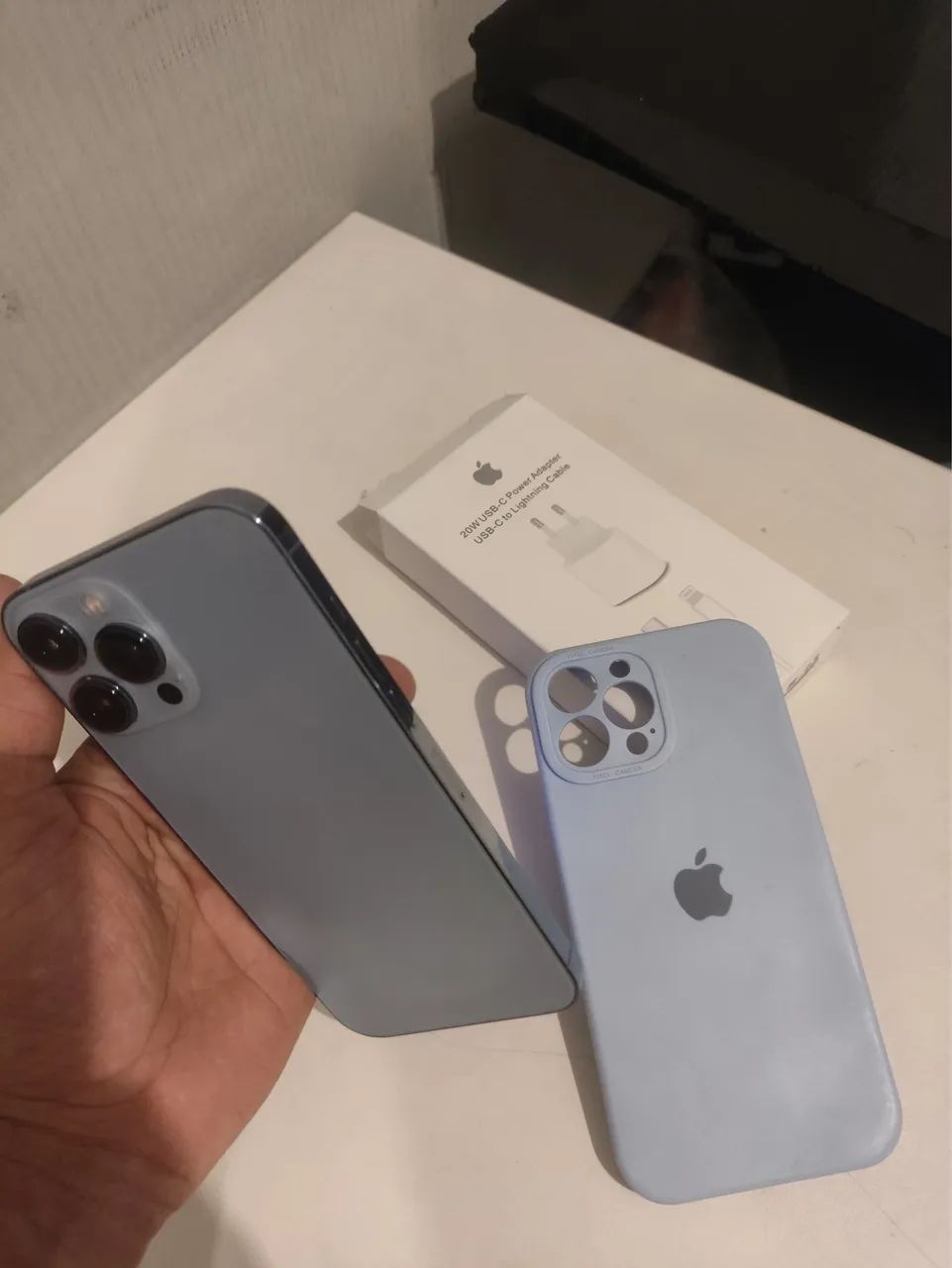 iPhone 13Pro max 128Gb no Azul - Foto 3