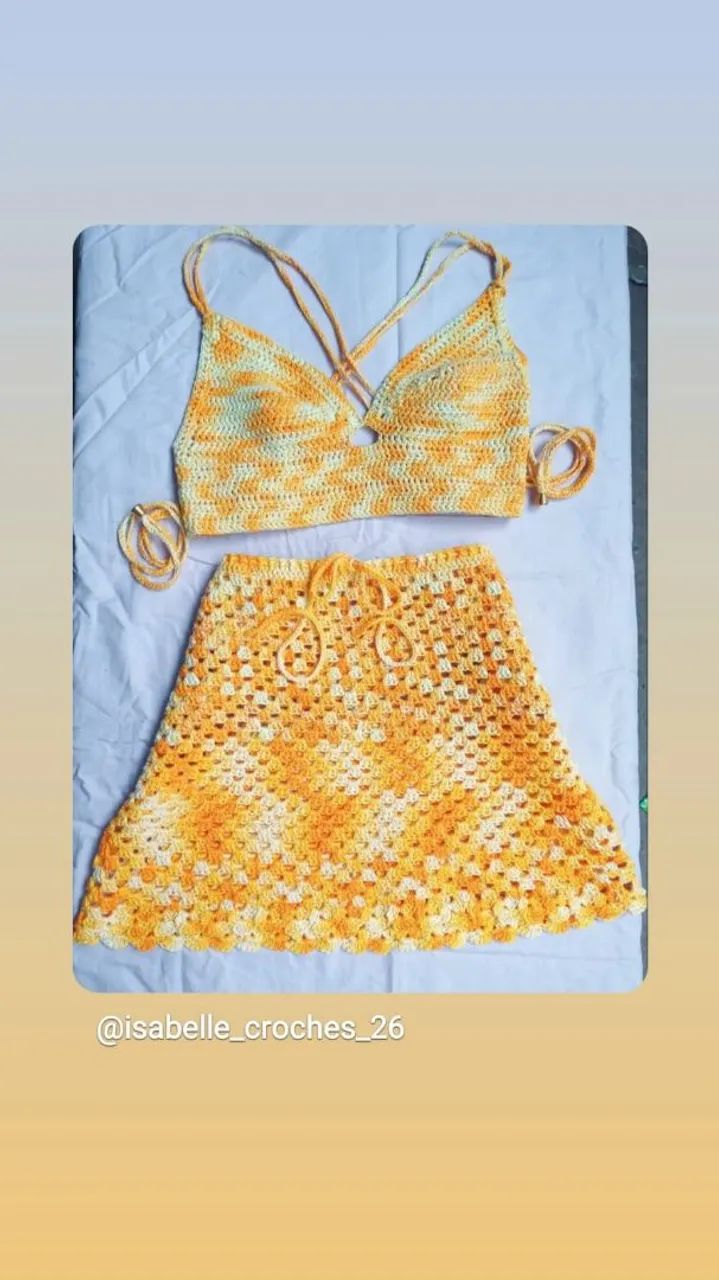 Conjunto de crochê  - Foto 2