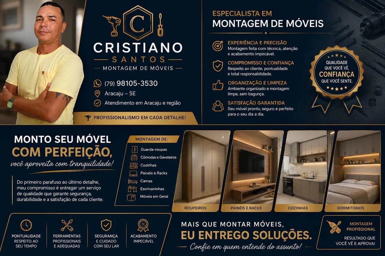 Montador de Móveis Planejados e Convencionais - Foto 3