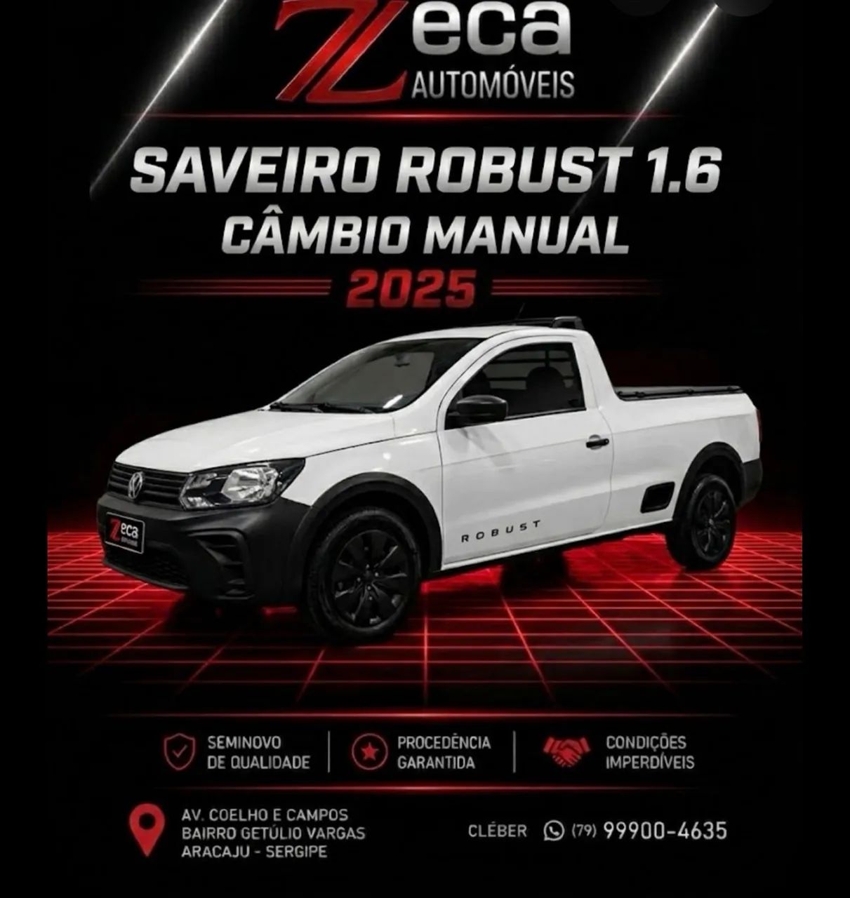 Volkswagen Saveiro Robust 1.6 Total Flex 16V 2025