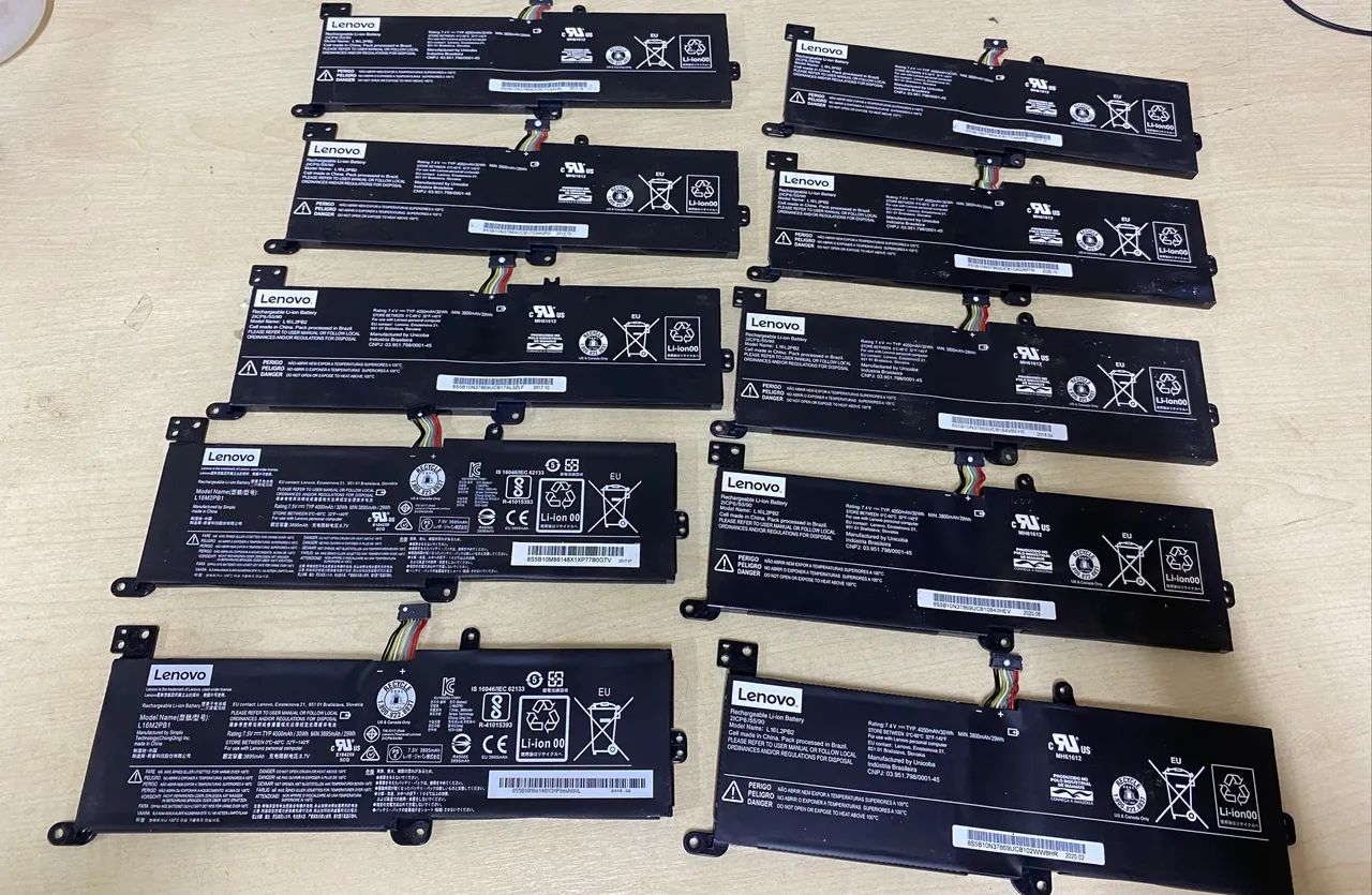 Baterias originais Lenovo
