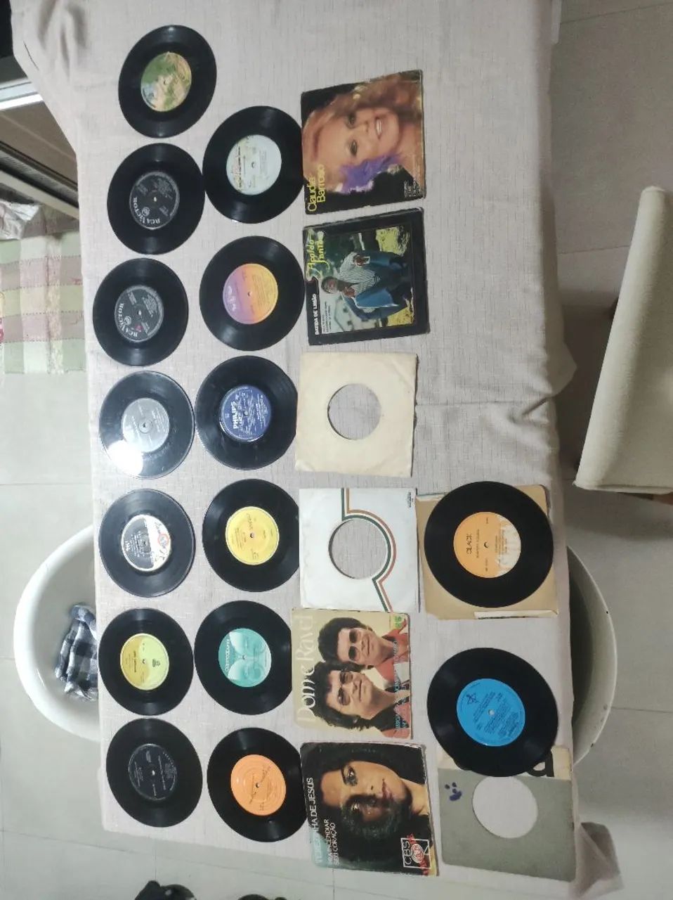 Lote de compact disc Vintage anos 50/60/70, 16 unidades, algumas com capa