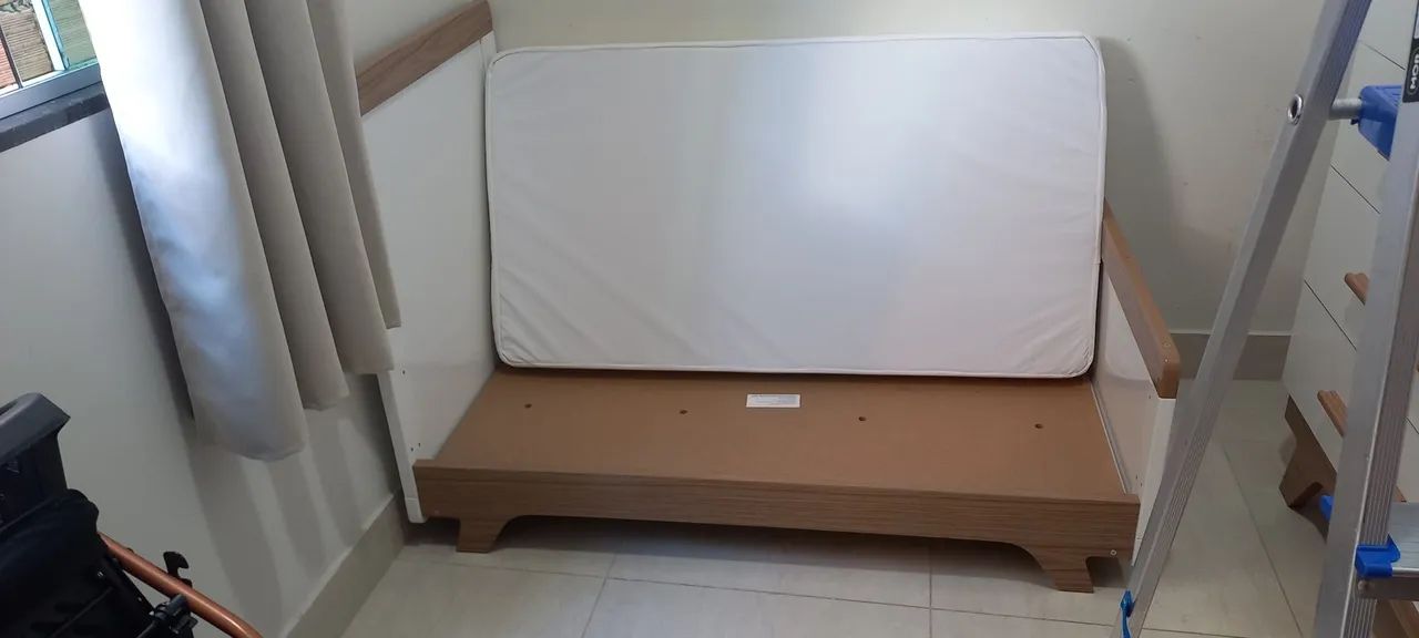 Berço americano Peroba com colchão D18! - Foto 3