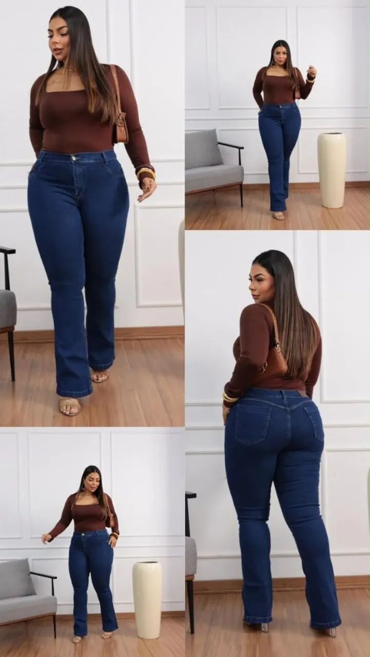 Calça jeans plus size  - Foto 4