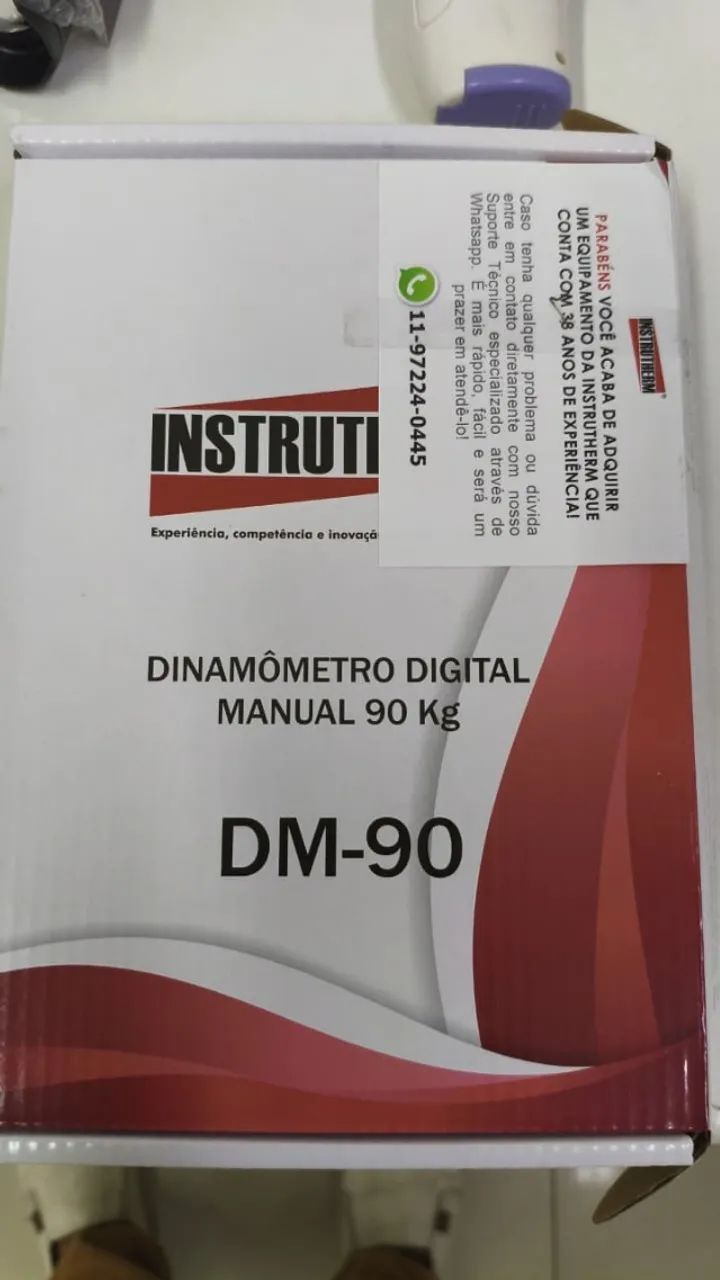  Dinamômetro Manual Digital INSTRUTHERM DM-90 - Foto 2
