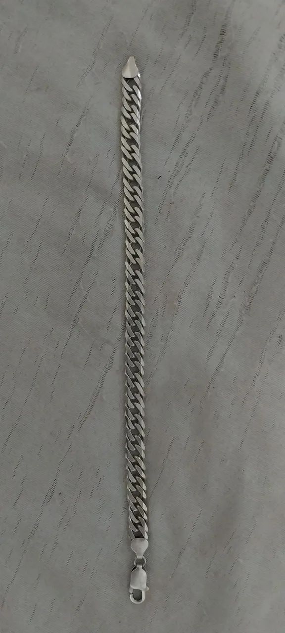 Cordão e pulseira de prata  - Foto 3
