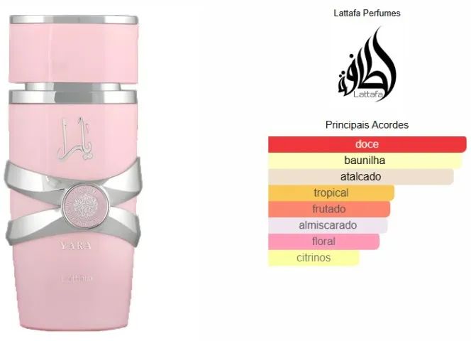 Kit Perfume Lattafa Yara Edp 100ml + Yara Candy Edp 100ml - Foto 4
