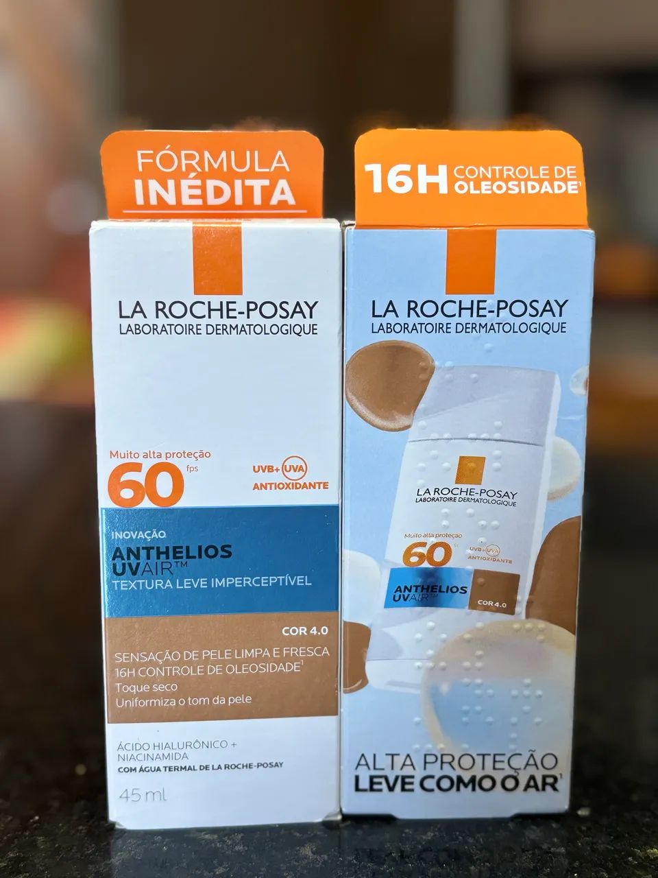 Protetor Solar La Roche-Posay Anthelios FPS 60 com Cor 4.0 - 45 ml
