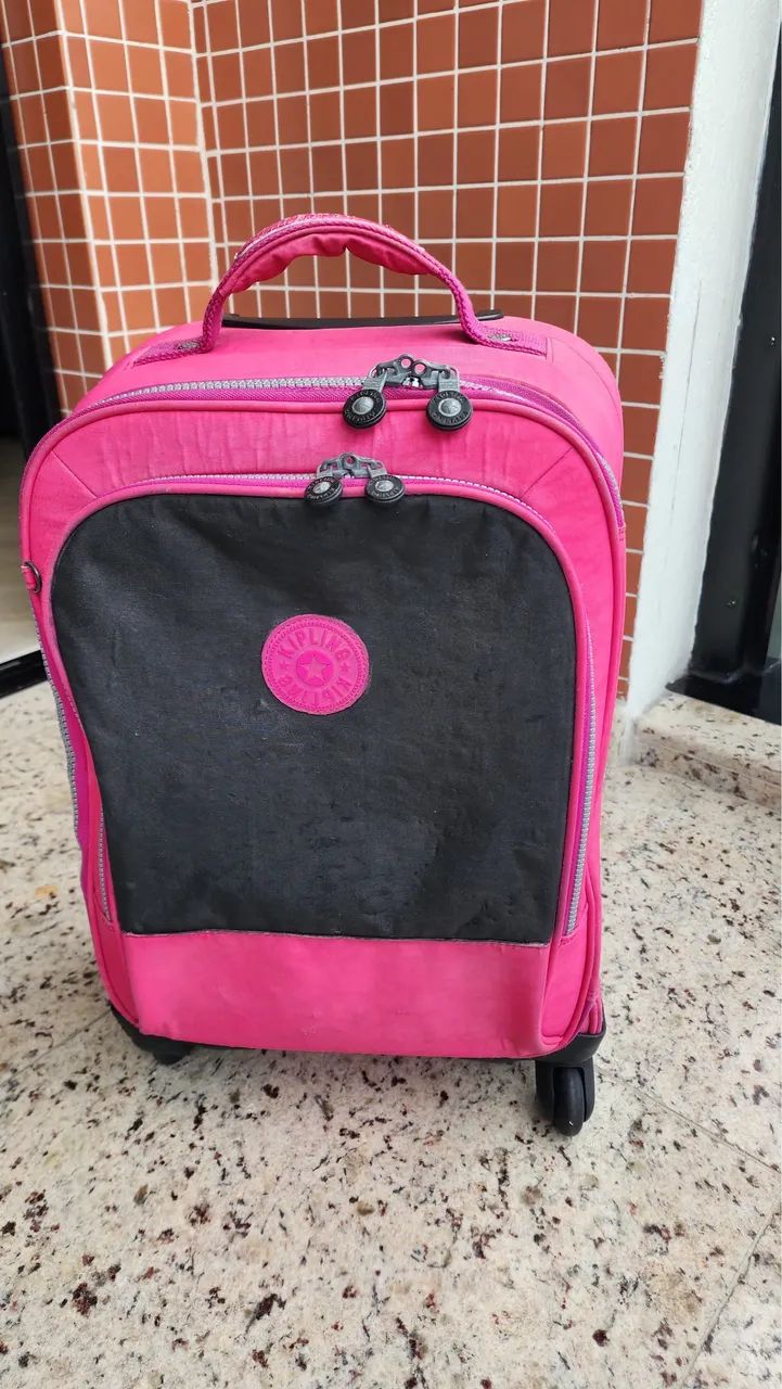 Mala Kipling Rosa Original - 10 kg