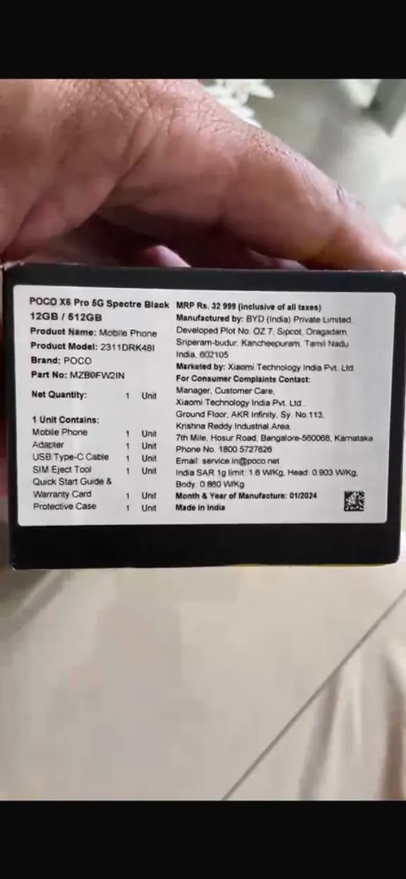 POCO X6 Pro 5G 512 GB  Android 15 12 GB RAM - Foto 4