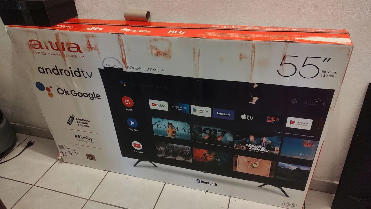 Smart Tv 55 polegadas Android Tv - Foto 2