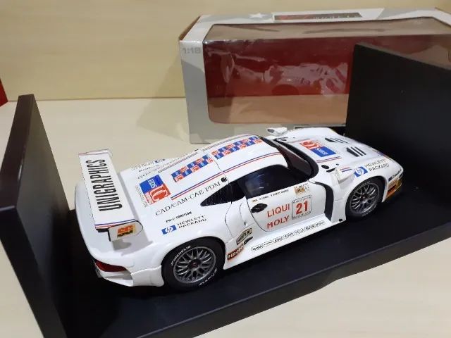 Miniatura Porsche 911 Gt1 #21 Liqui Moly 1:18 Ut Models - Hobbies