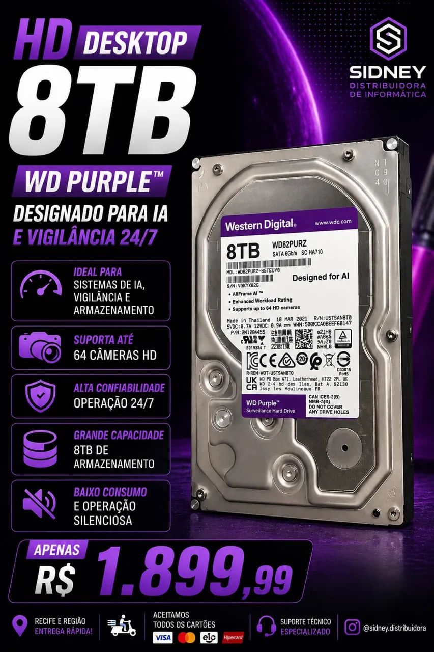 Hd de 8tb 