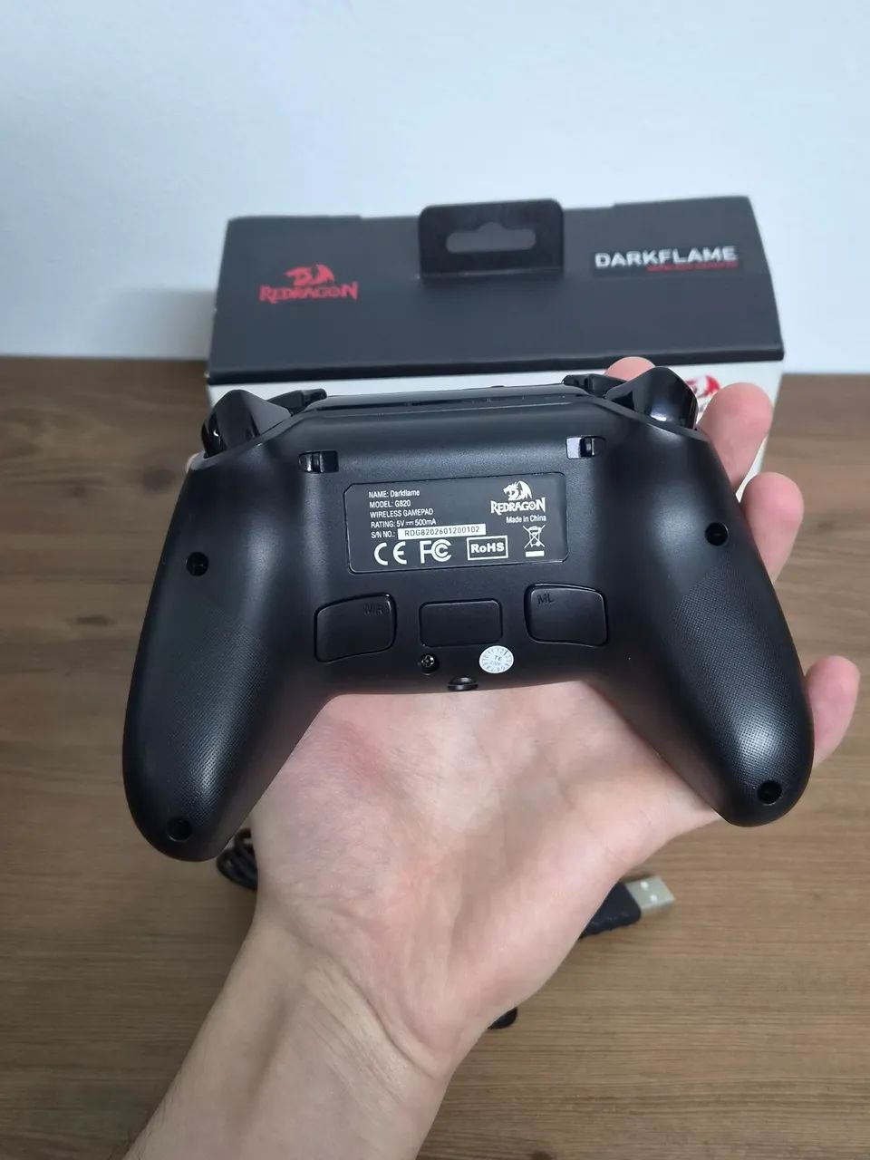 Controle Redragon Darkflame Hall Efect, Bluetooth. - Foto 3