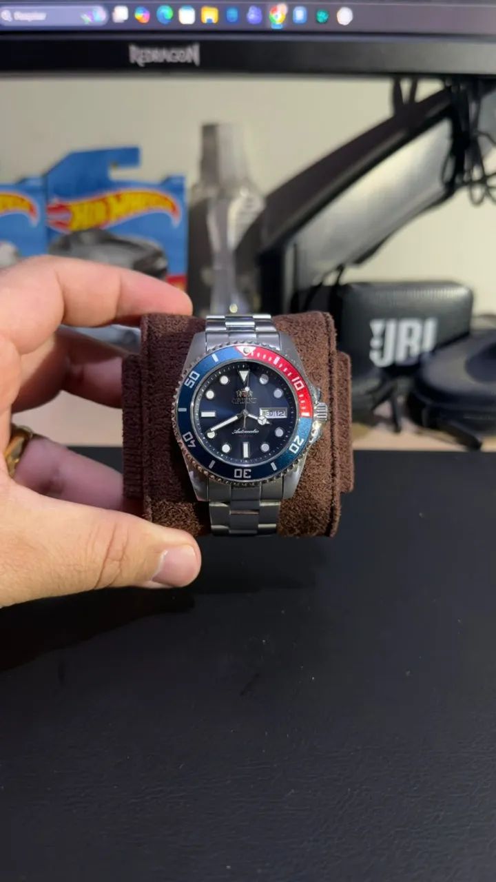 Orient Submariner Pepsi Automático Azul F49SS026NH - Foto 2