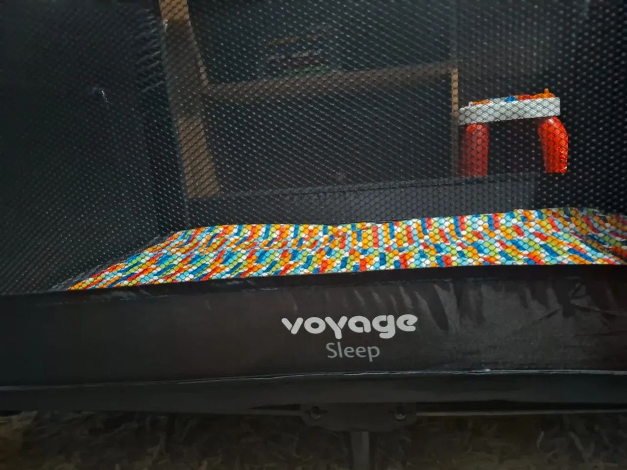 Berço portátil com mosquiteiro sleep até 15kg - Voyage colorê  - Foto 4