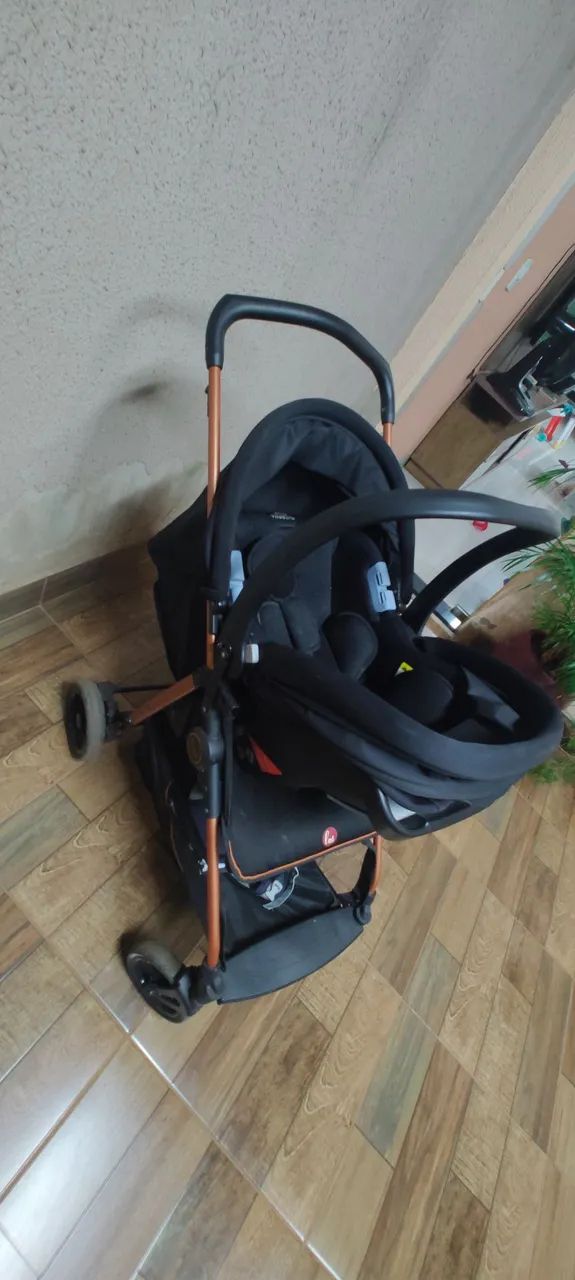 Carrinho de bebê Burigotto + bebe conforto - Foto 2