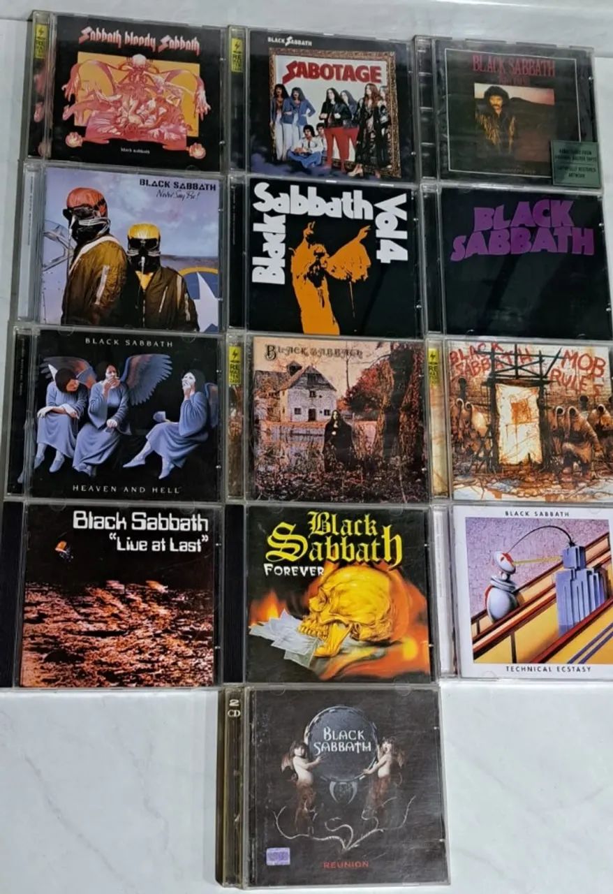 LOTE - COLEÇÃO CDs BLACK SABBATH - Foto 5