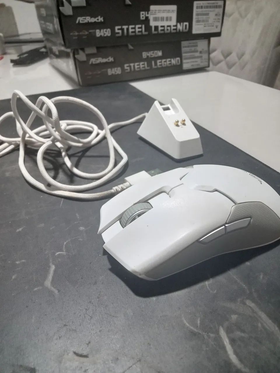 Mouse Razer Viper Ultimate Branco - Foto 2