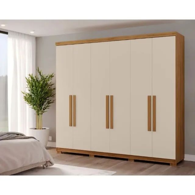Guarda Roupa 100% MDF 6 Portas e 6 Gavetas Monarca - Foto 2