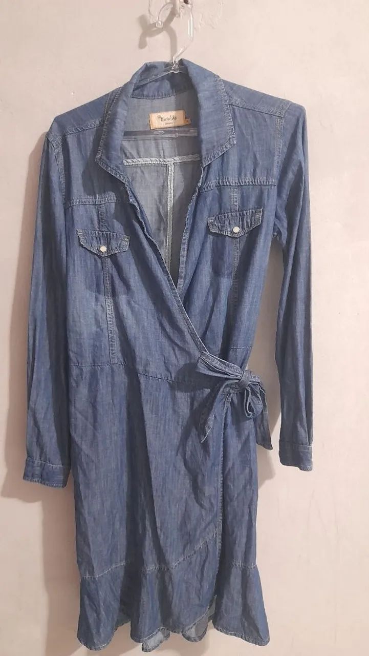 Vestido transpassado Maria Filó 