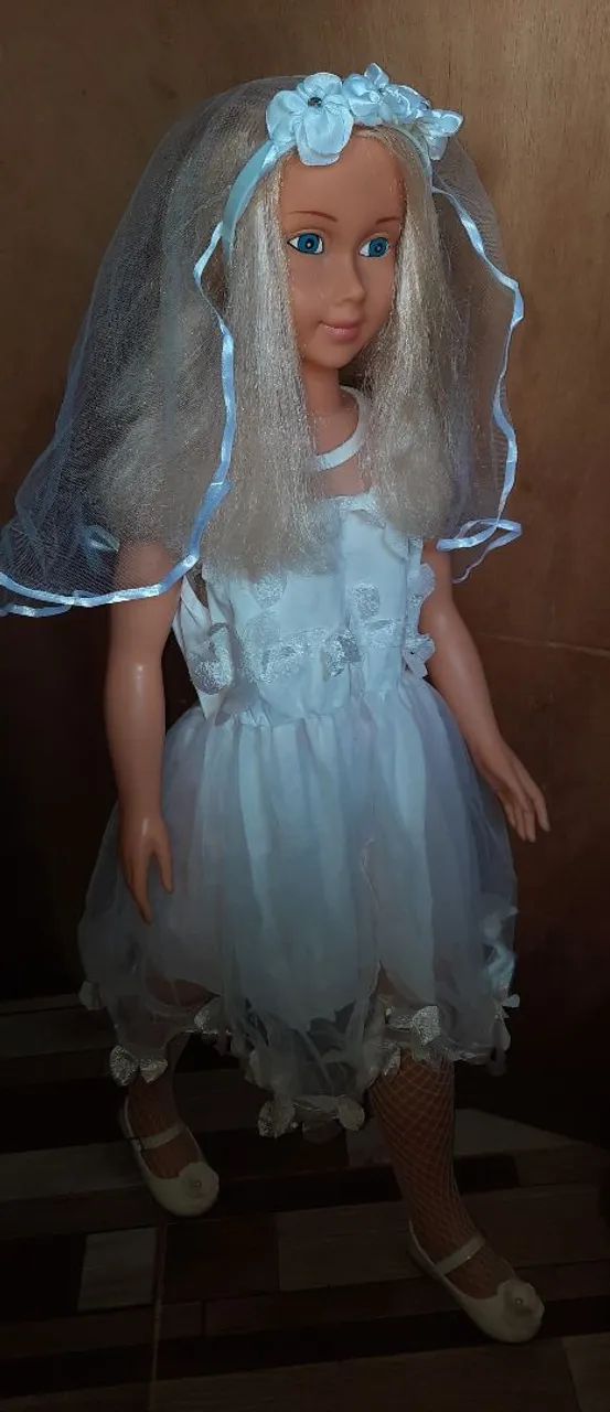 BONECA ANTIGA STEPHANY NOIVA - Foto 3