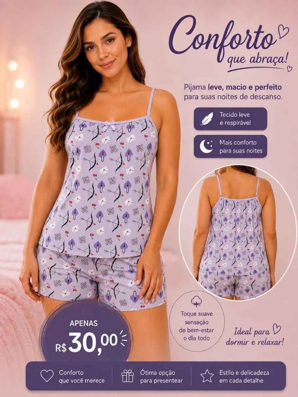 Baby doll malha fria - Foto 4
