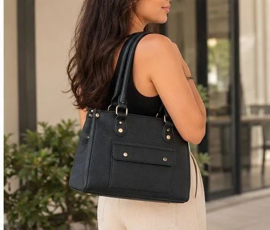 ? Bolsa Lívia - Elegância, Espaço e Praticidade - Foto 2
