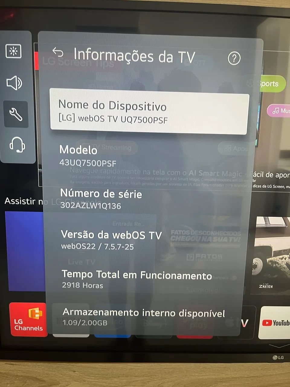 TELEVISÃO LG 43 POLEGADAS  - Foto 3