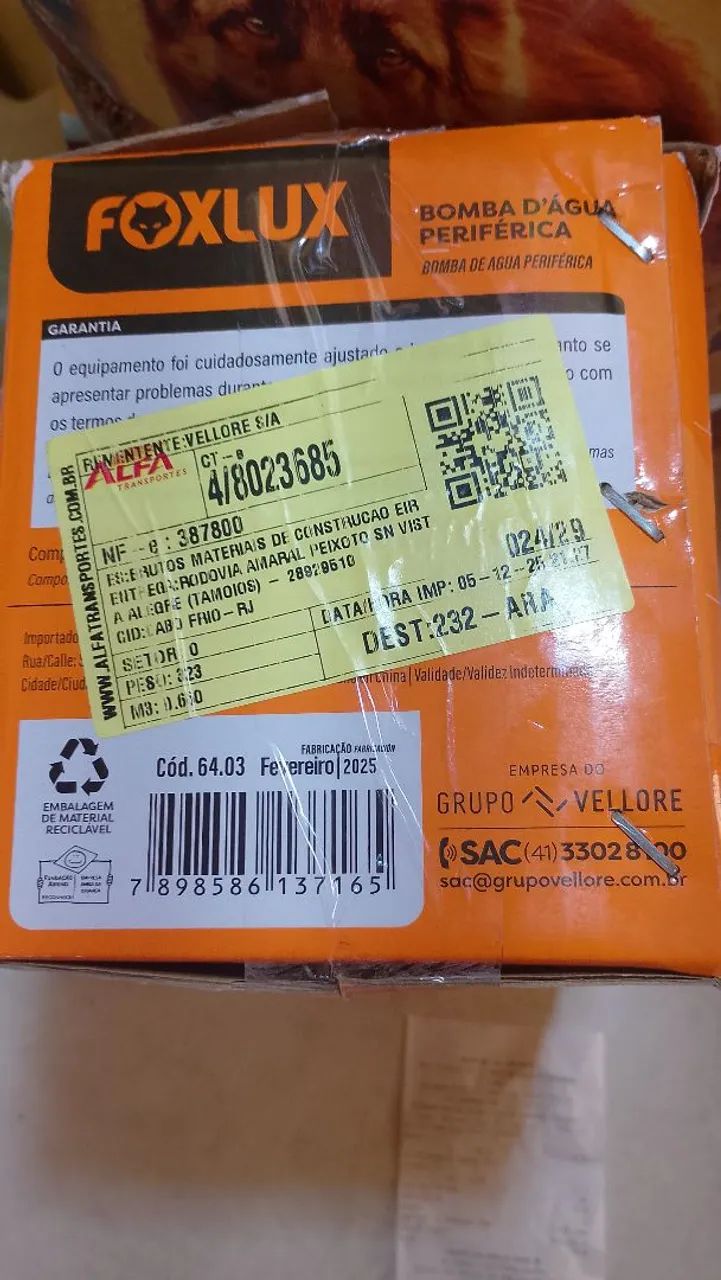 BOMBA PERIFÉRICA NA CAIXA ! Nova . - Foto 3