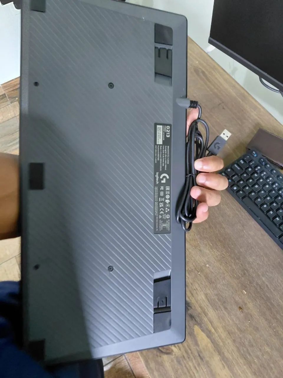 Teclado Gamer Logitech G213 com RGB LIGHTSYNC - Foto 3
