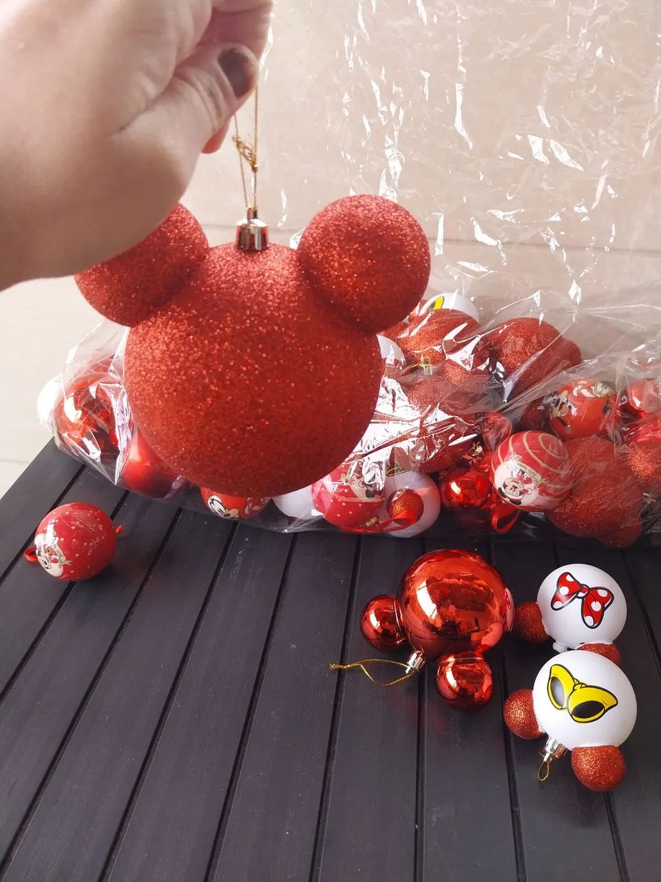 Bolas de natal Minnie  - Foto 3