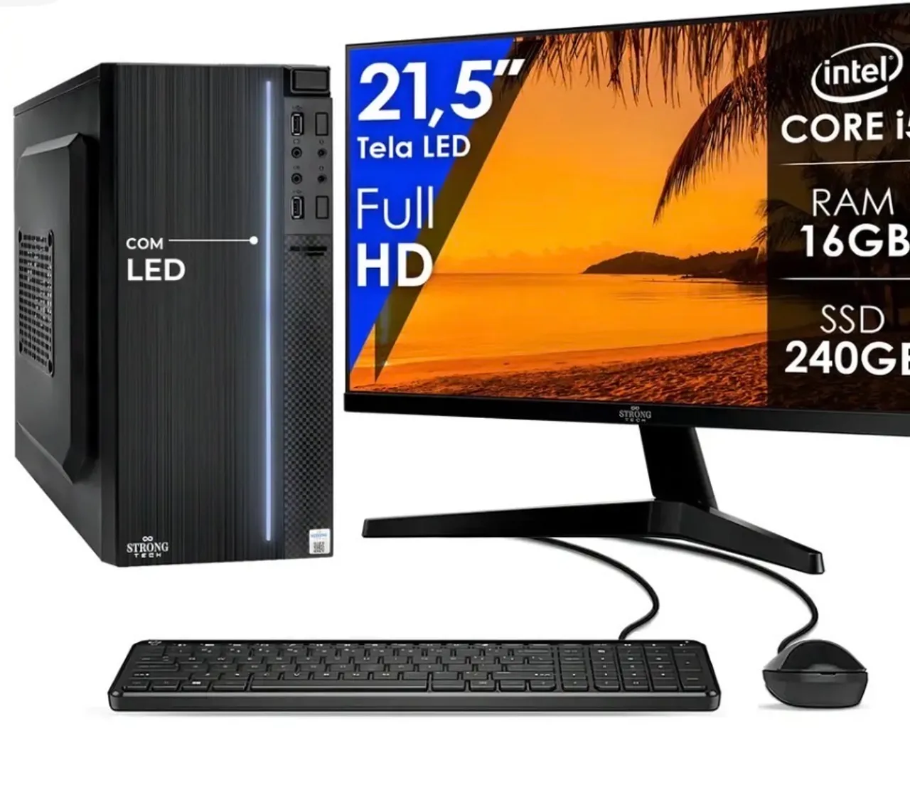 PC GAMER I5-8400 e GEFORCE GTX 1060 6GB - Computadores e Desktops