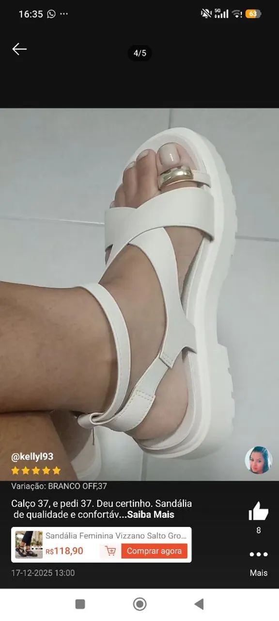 Sandália Vizzano Tratorada 