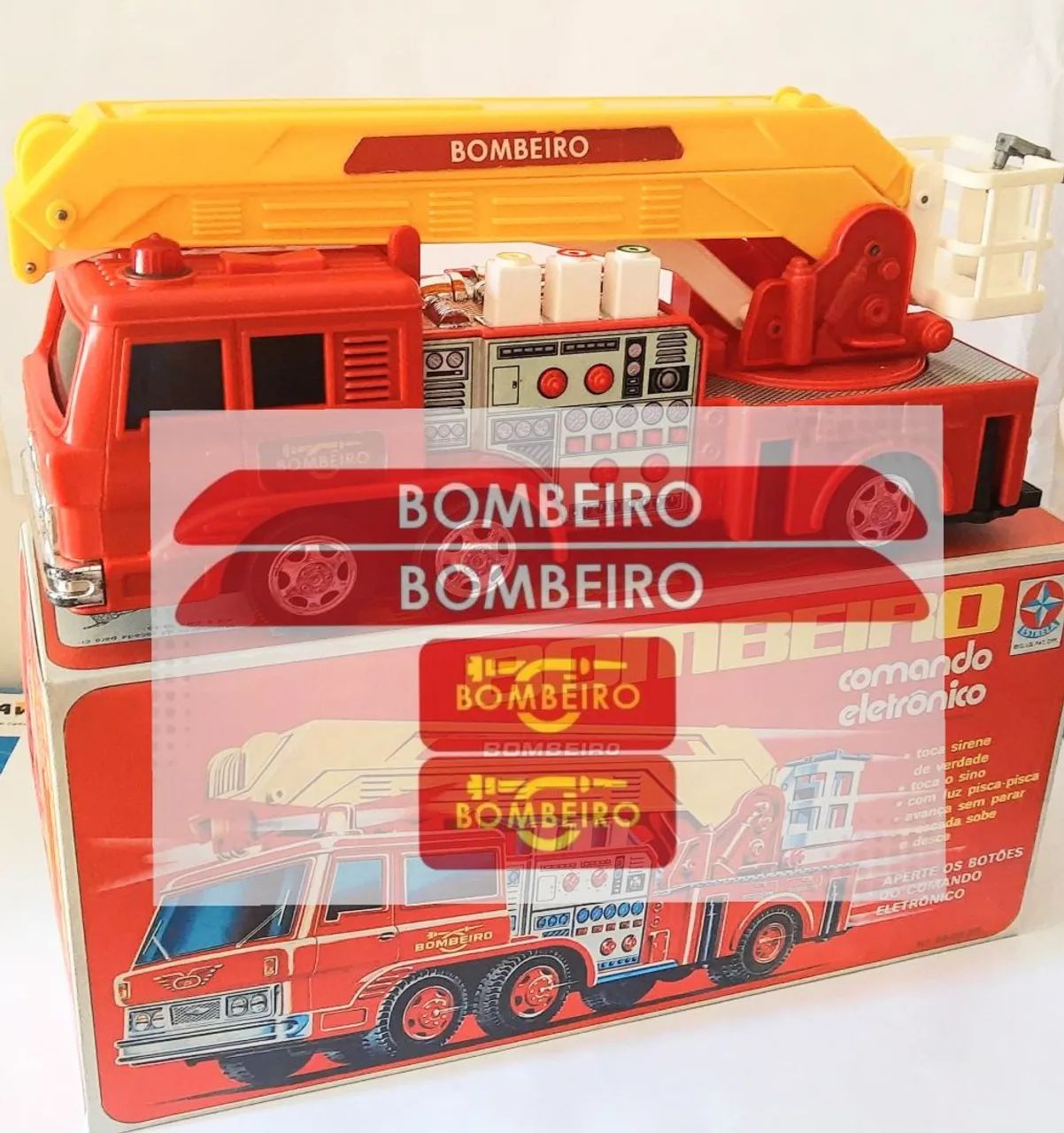Kit de Adesivos Caminhão Bombeiro Comando Eletrônico 