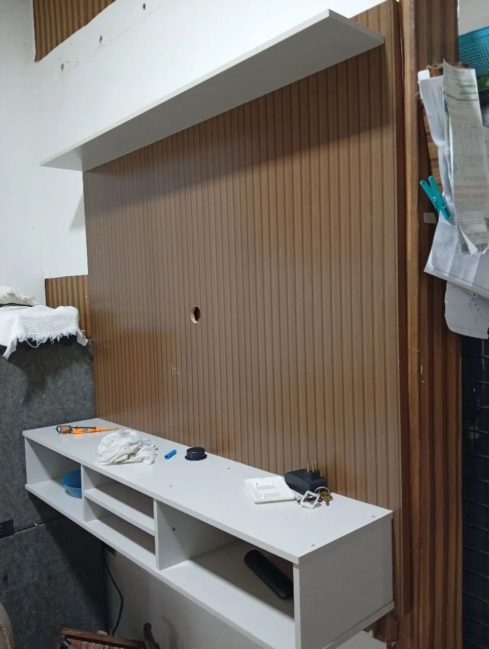 Painel Para TV de 50 Polegadas Ripado 3D - Novo  - Foto 2