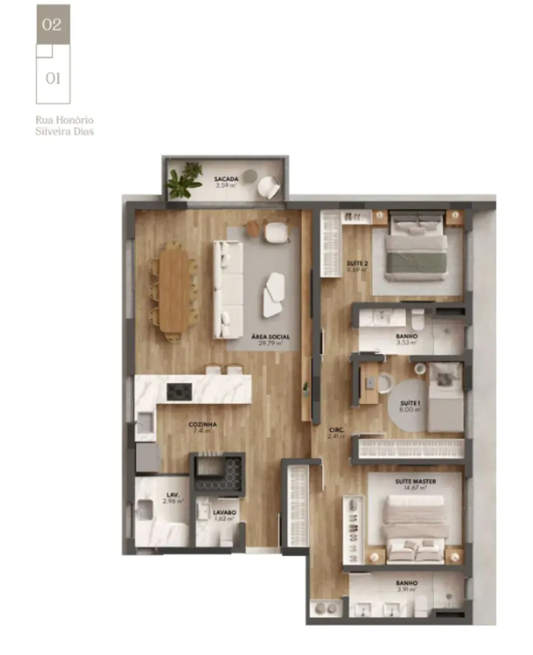 PLANTA 109m²