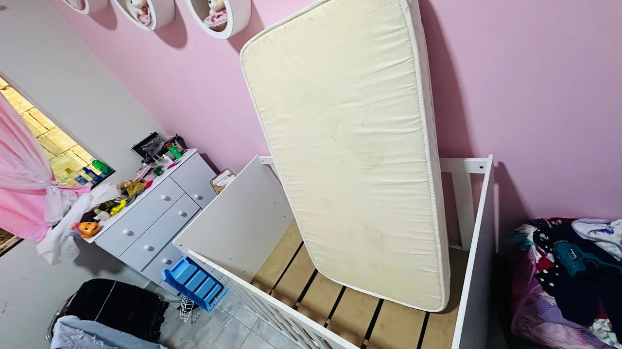 Berço cama completo com colchão novo - Foto 4