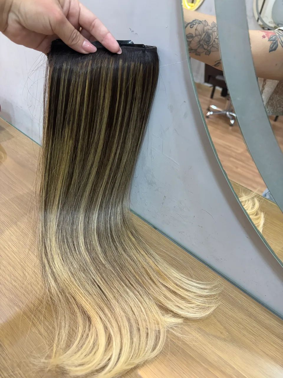 Cabelo brasileiro loiro  - Foto 3