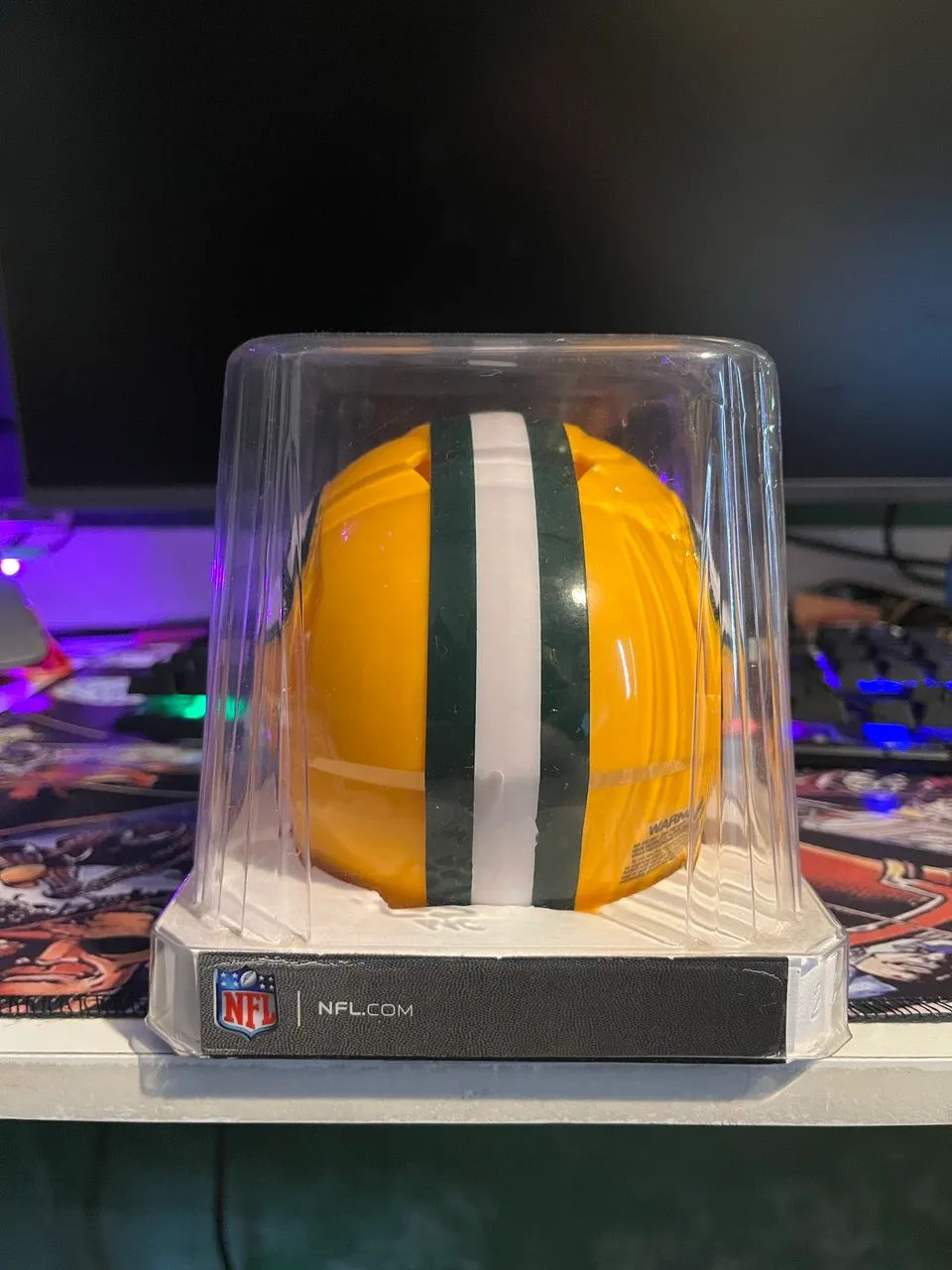 Mini Capacete NFL - Green Bay Packers (Oficial) - Foto 2