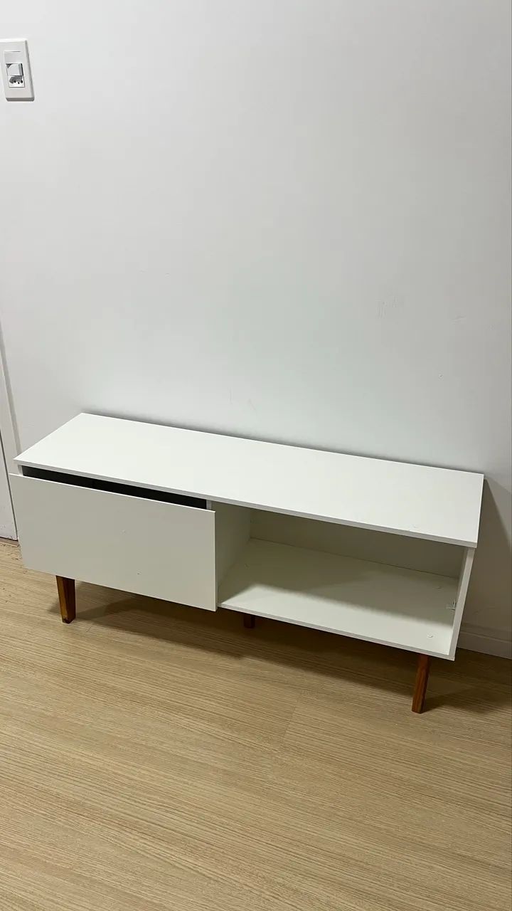 Rack Novo - Sala/Quarto - Branco - Foto 4