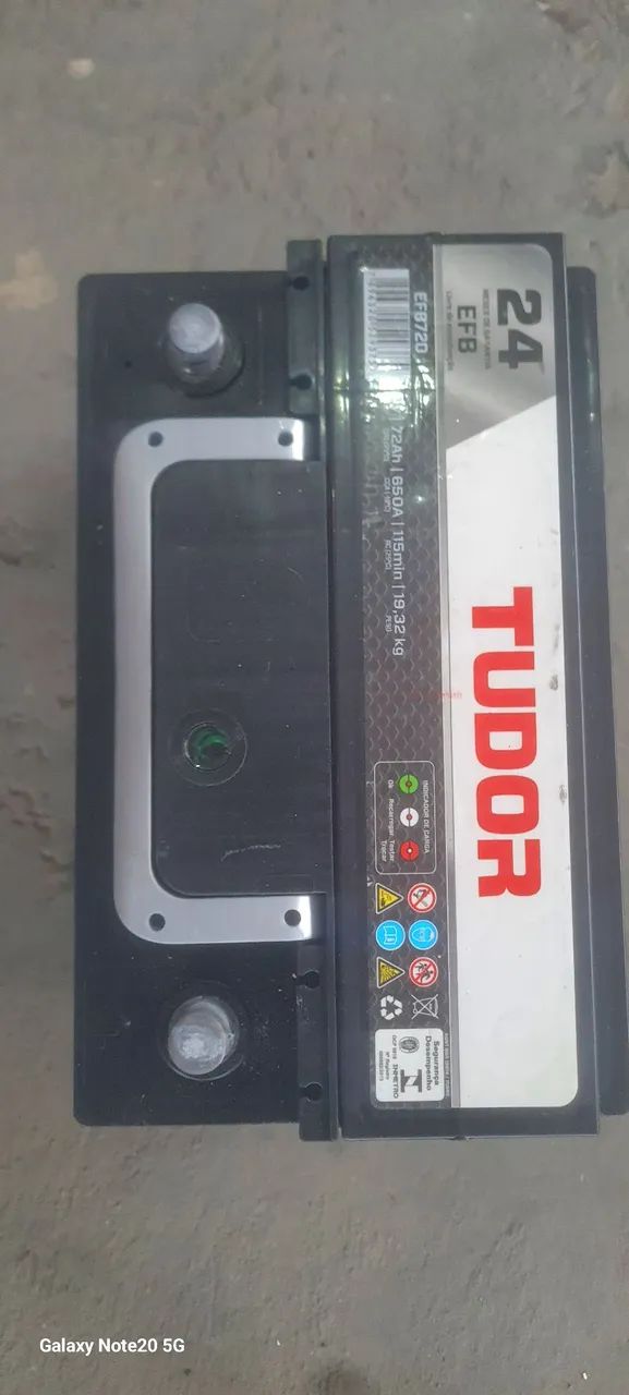 Bateria Tudor  72 amperes star stop  - Foto 4