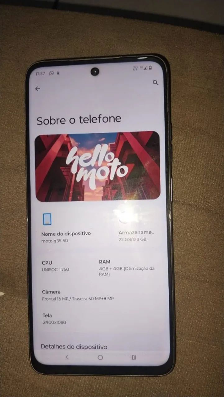 Vendo Motorola moto g35 5g 