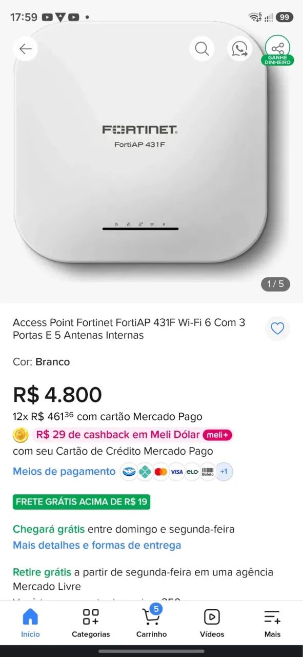 FortiAP 431 - Foto 2