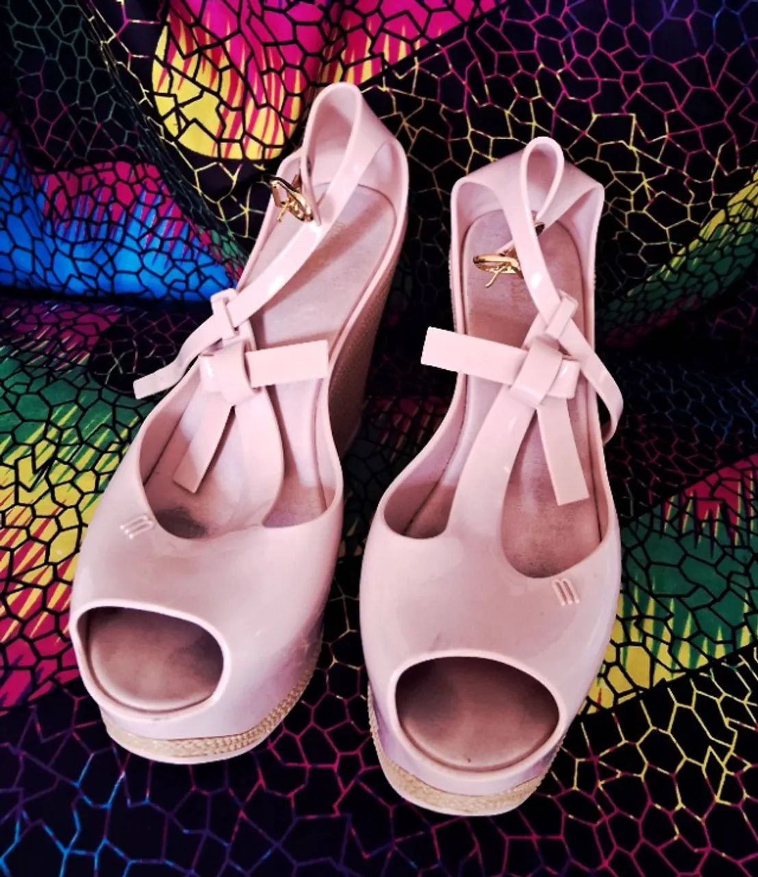 Plataforma Melissa linda nude $80,00