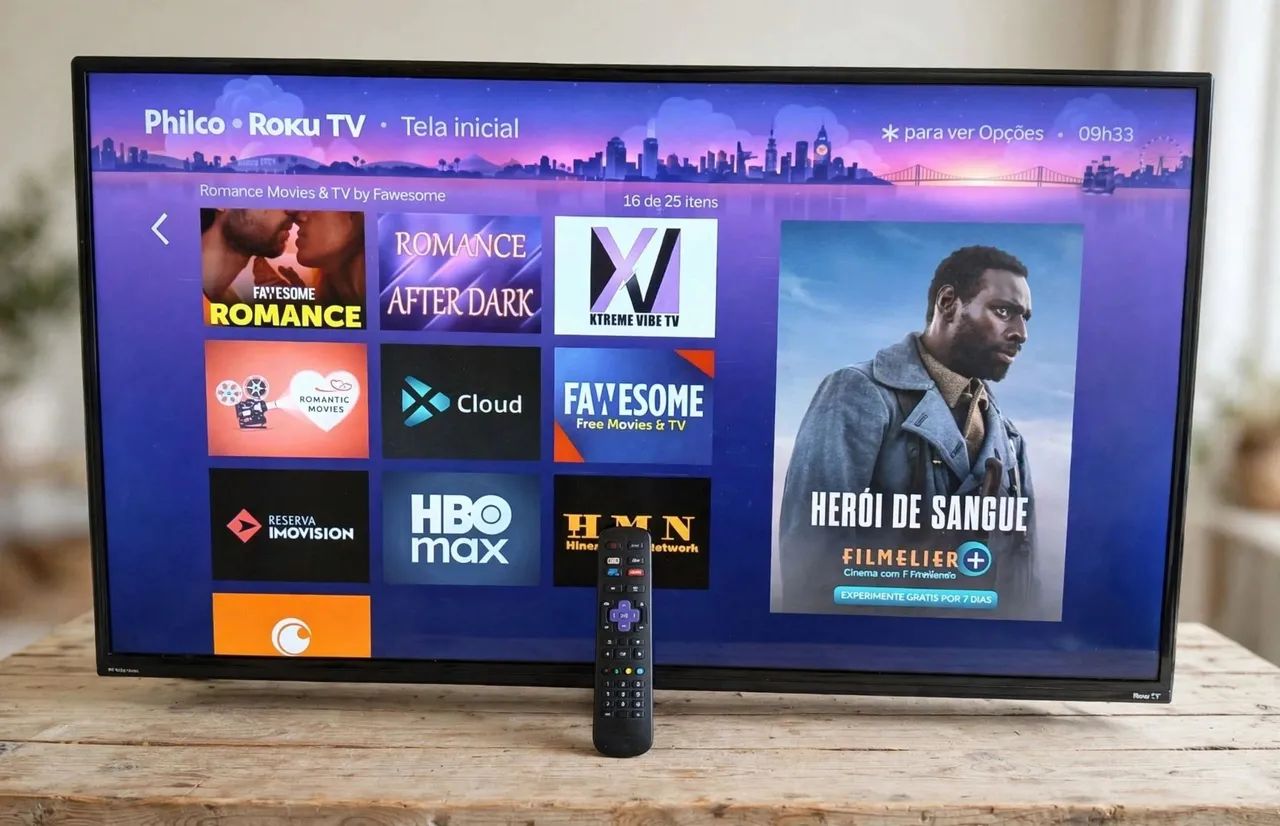 Smart tv 43 polegadas zerada