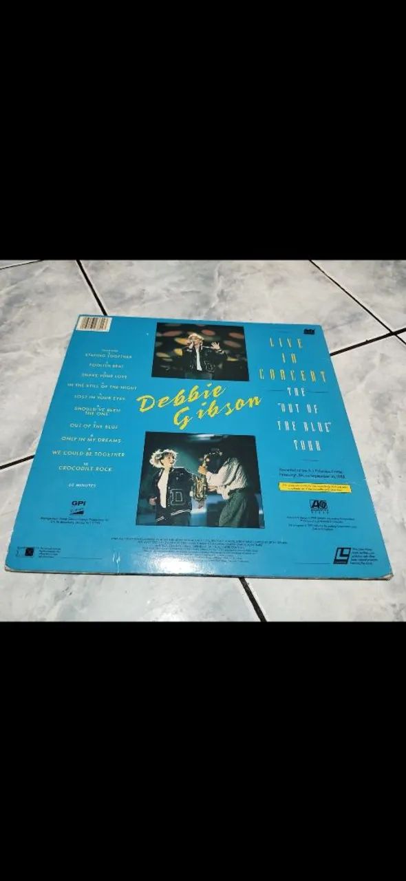 LASERDISC DEBBIE GIBSON  LIVE INCONSERT  - Foto 3